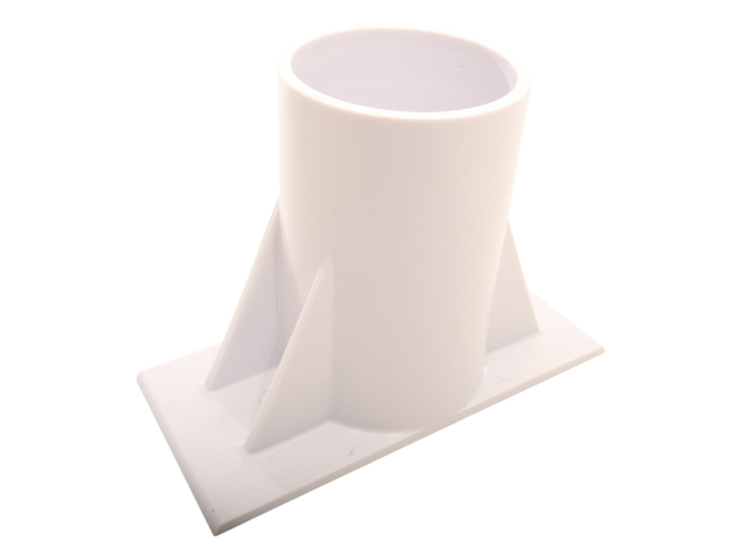 Base for solar roller above ground