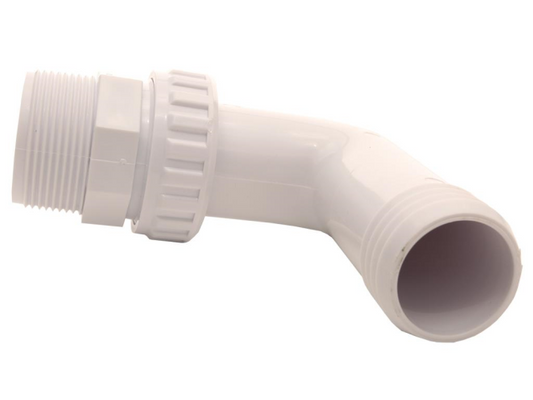 FITTING 1 1/2'' barbed 90° elbow union quick connect