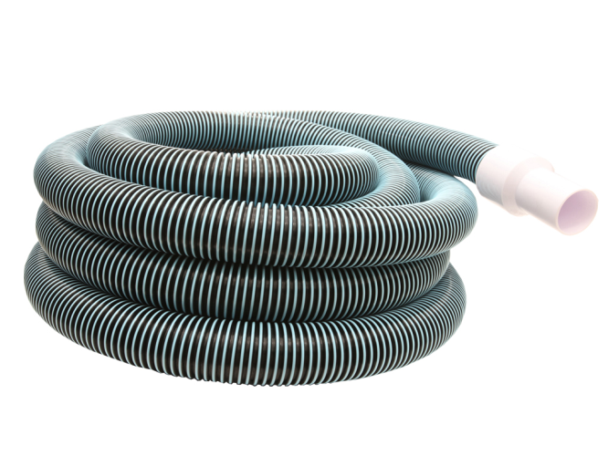 Vacuum hose with swivel adapt. 1 1/2'' x 25'