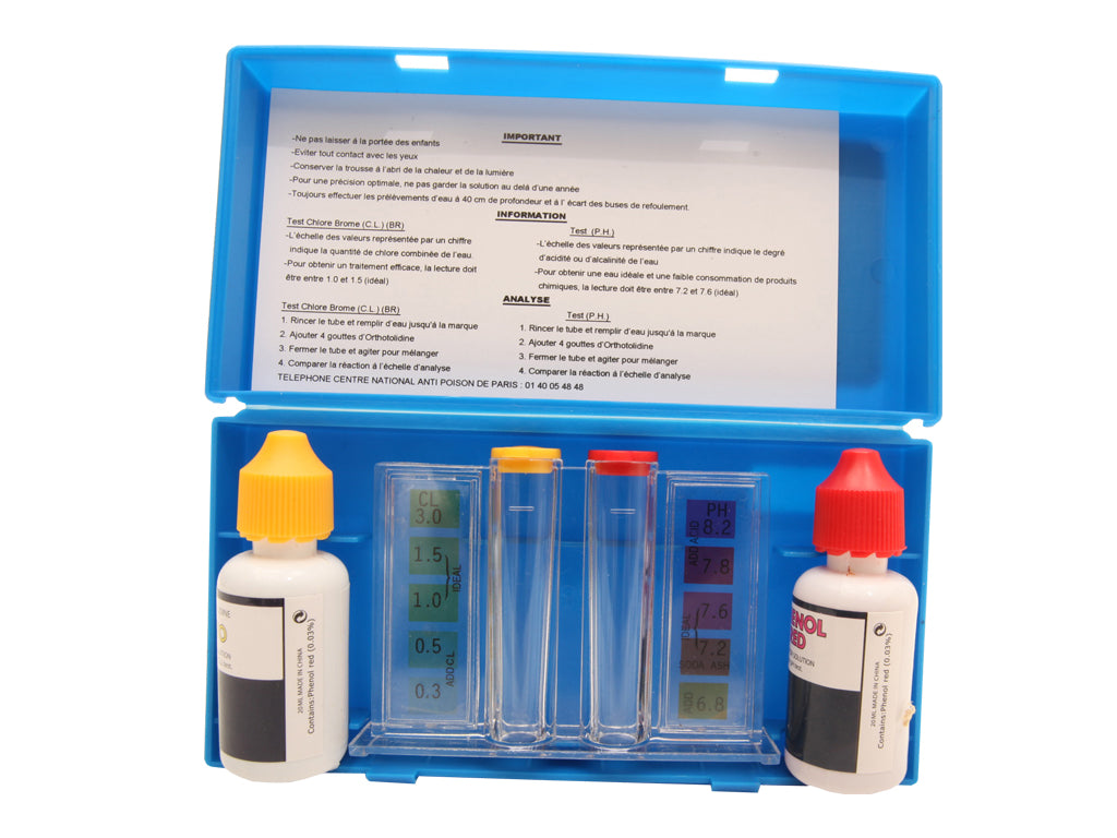 TEST KIT CHLOR,PH LIQUID